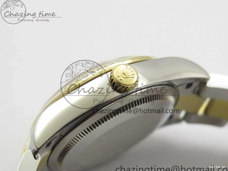 0106 FashionForward Datejust 31mm 278273 SS YG BP Maker Best Edition Gray MOP Diamonds Dial on SS YG Oyster Bracelet 2720